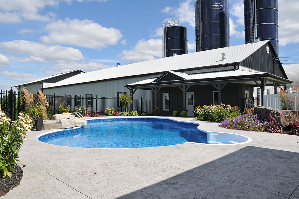 Adding LowMaintenance, Colourful Gardens Around Pool A Touch of