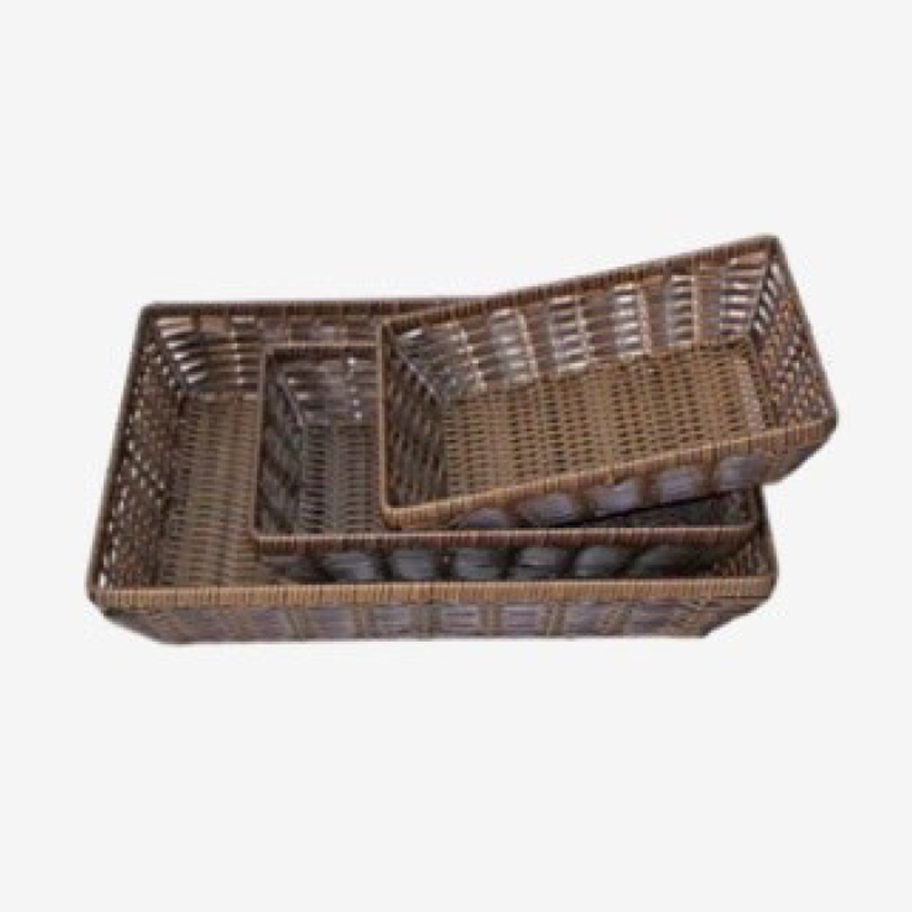 Rectangular Rattan Basket V2 AtozDubai