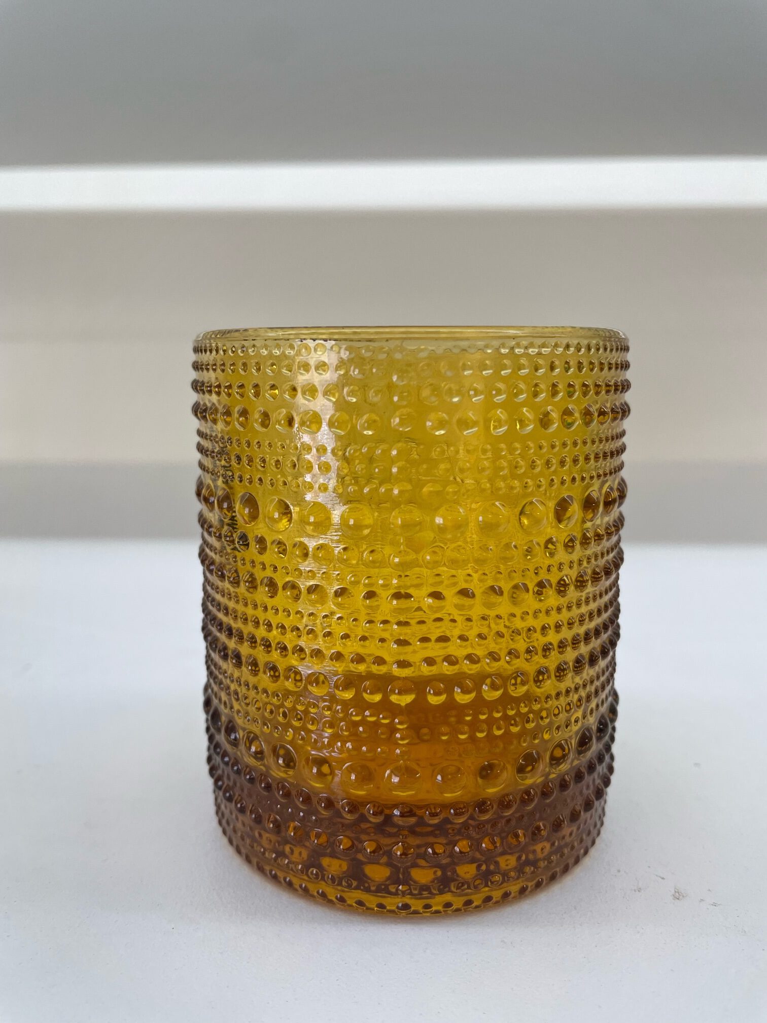 Bali Amber Colored Glassware Rental A to Z Event Rentals, LLC.