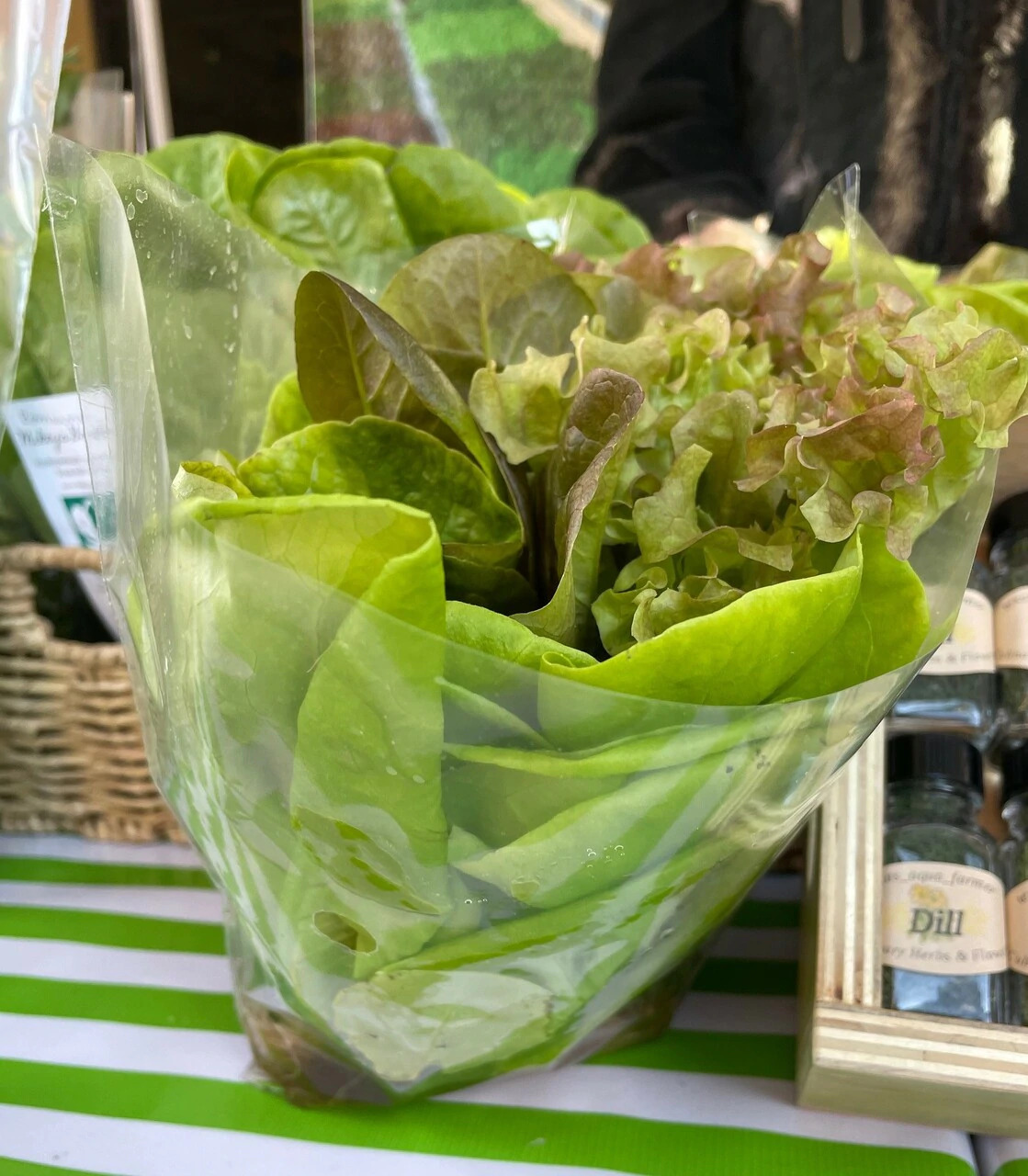 Mixed Lettuce Bouquets Pearl Farmers Market Mikey's Garden
