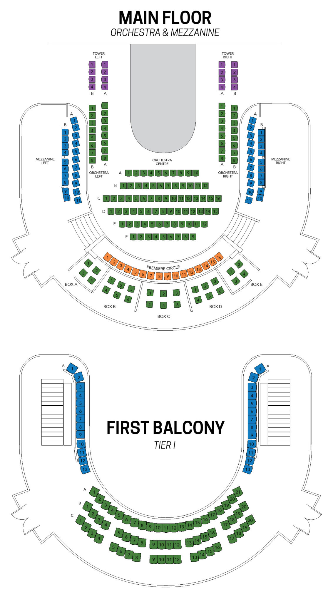 Seating Maps Martha Cohen Theatre Alberta Theatre Projects