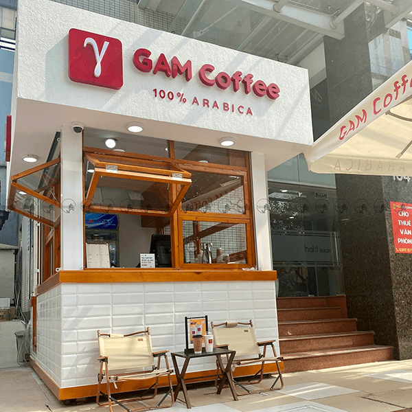 Kiosk GAM coffee (Quận 1 HCM) Atrahi Design