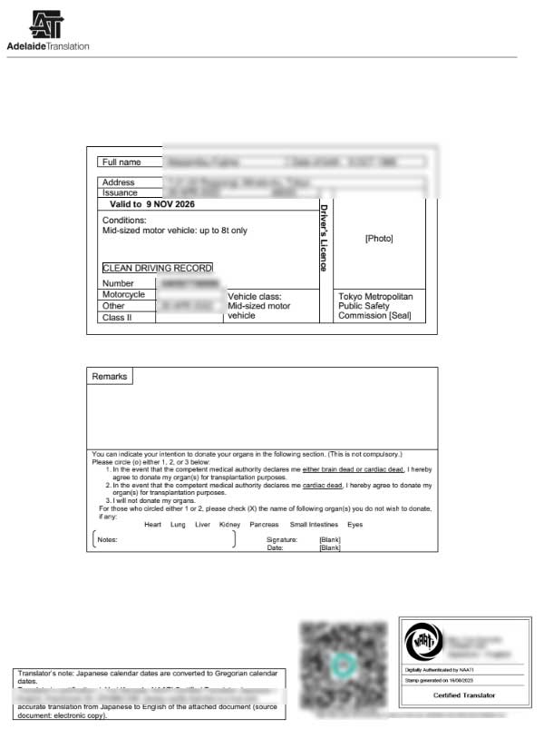 Adelaide Translation Services (NAATI) Translators Free Quote