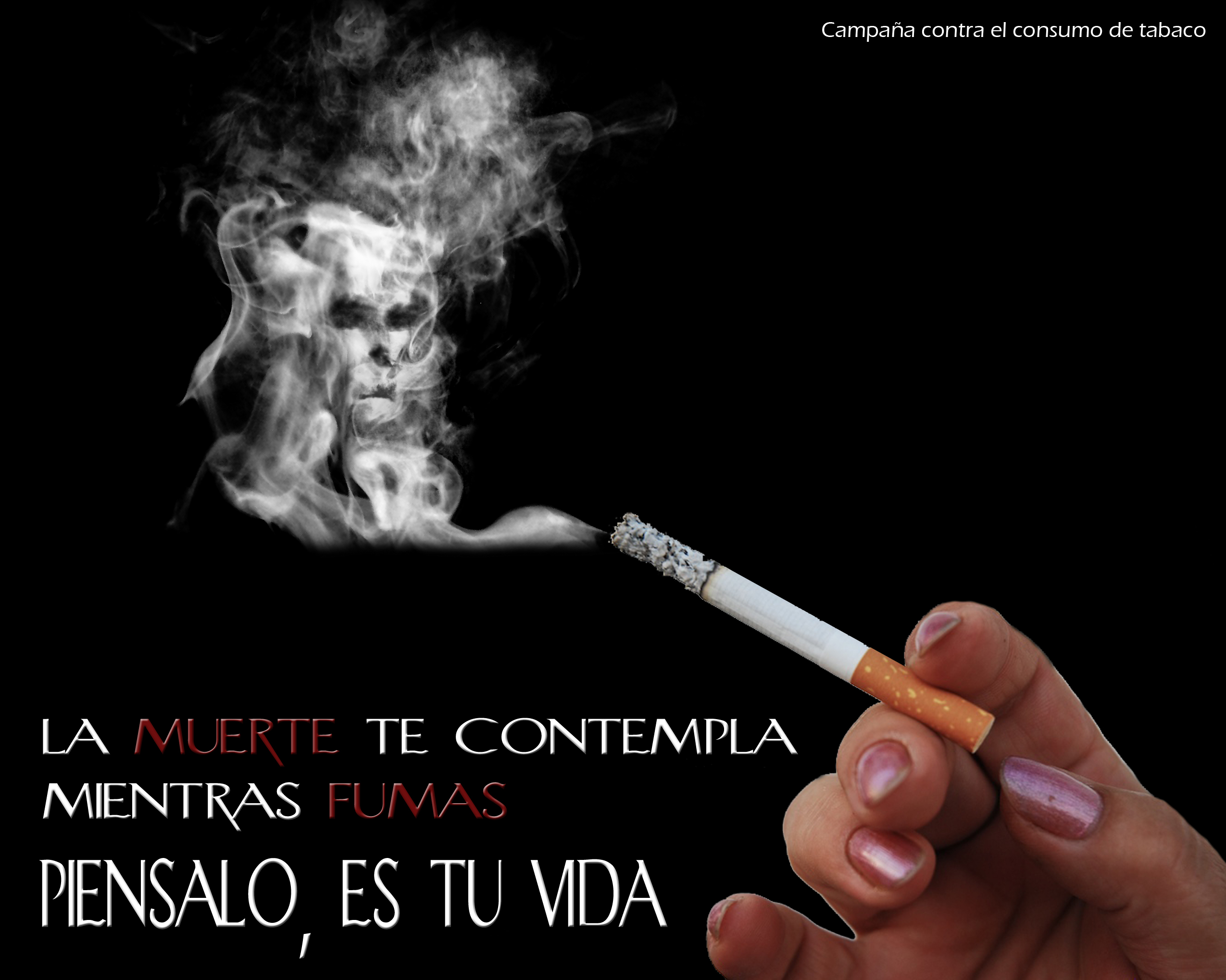 Dejé De Fumar Y Me Crecio El Pelo Campaña contra el uso del tabaco | Blog del AtrapARTE