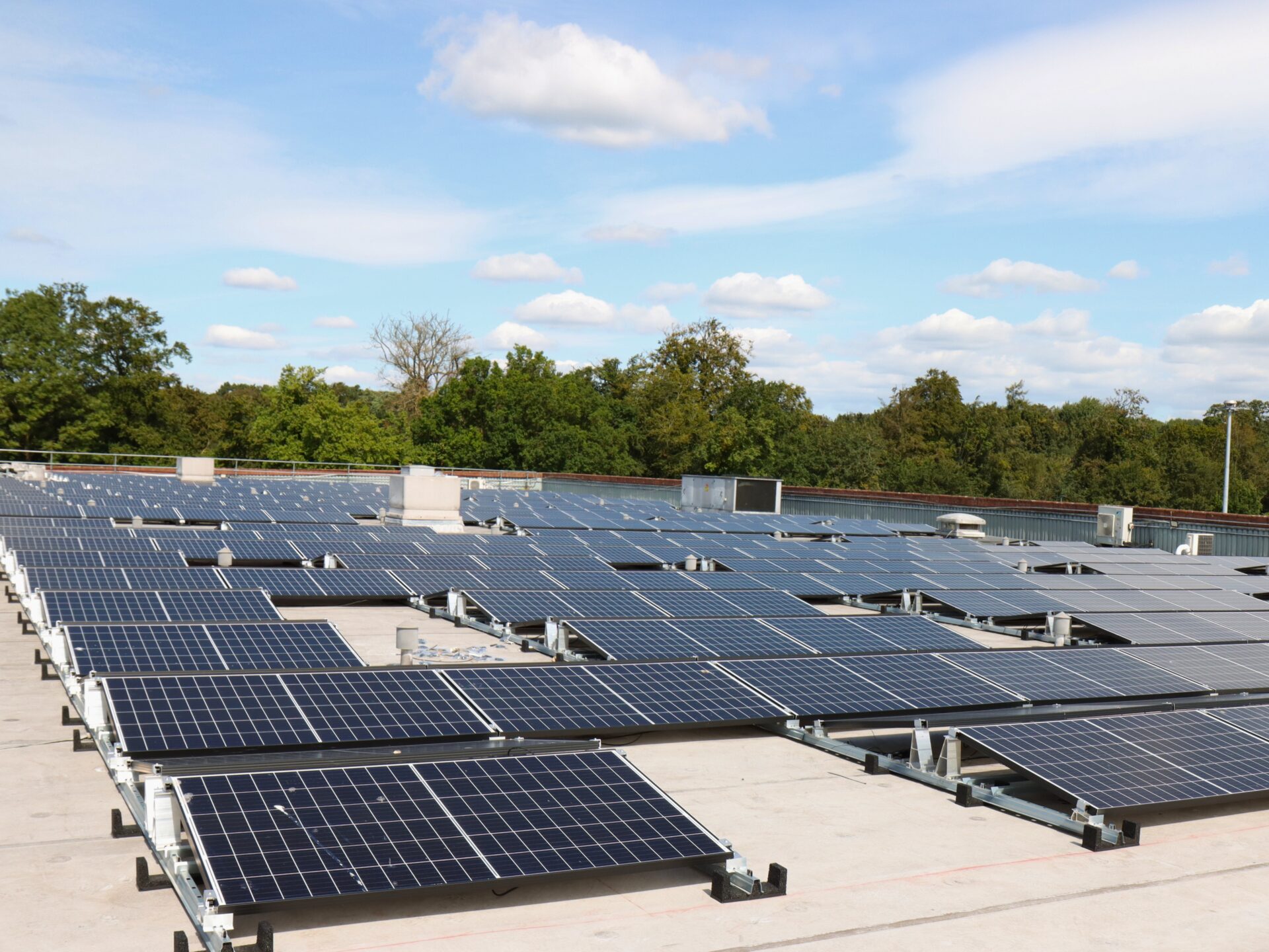 Tesco Thetford Solar array complete Atrato Group
