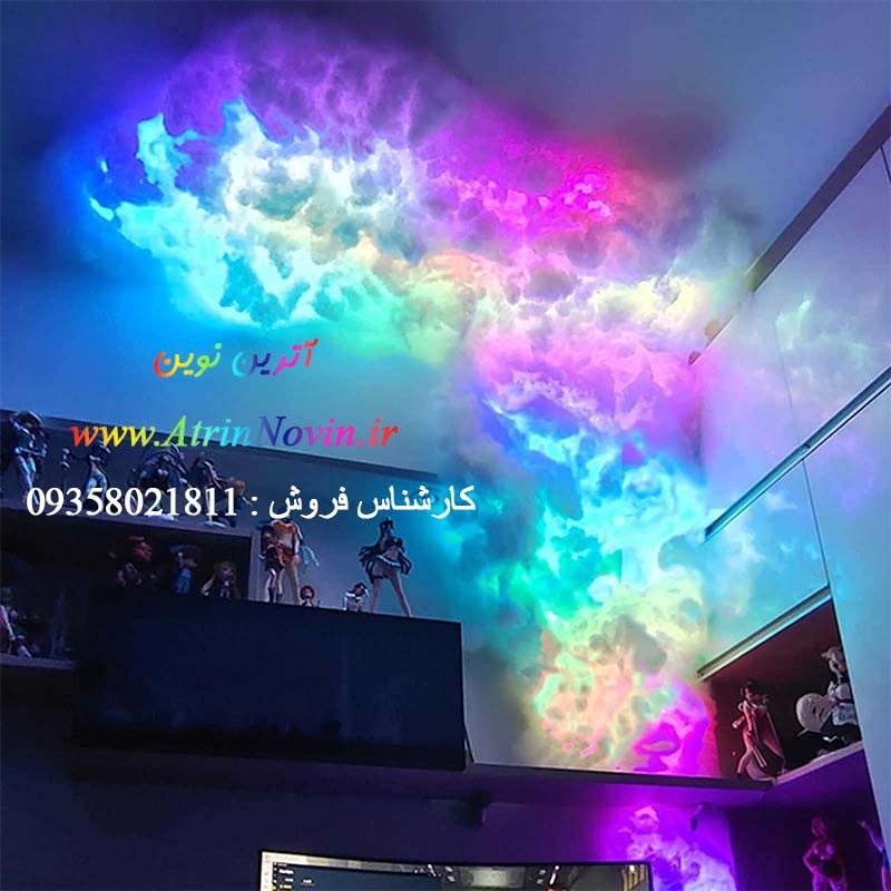 خرید و قیمت سقف ابری هوشمند با LED آدرس پذیر حرکتی ، پکیج ابر نوری