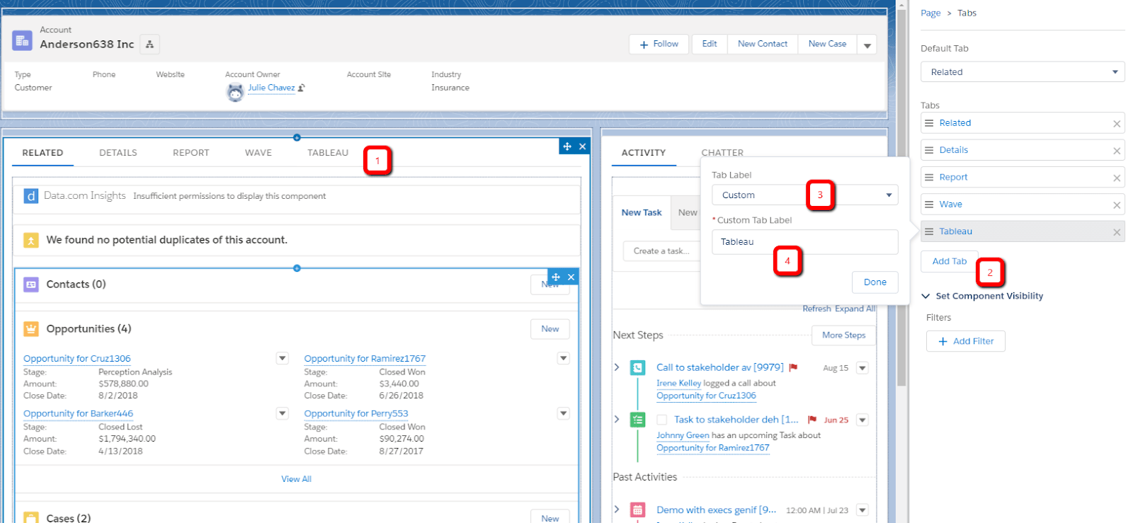 Embedding Tableau Dashboards in Salesforce Records using Visualforce