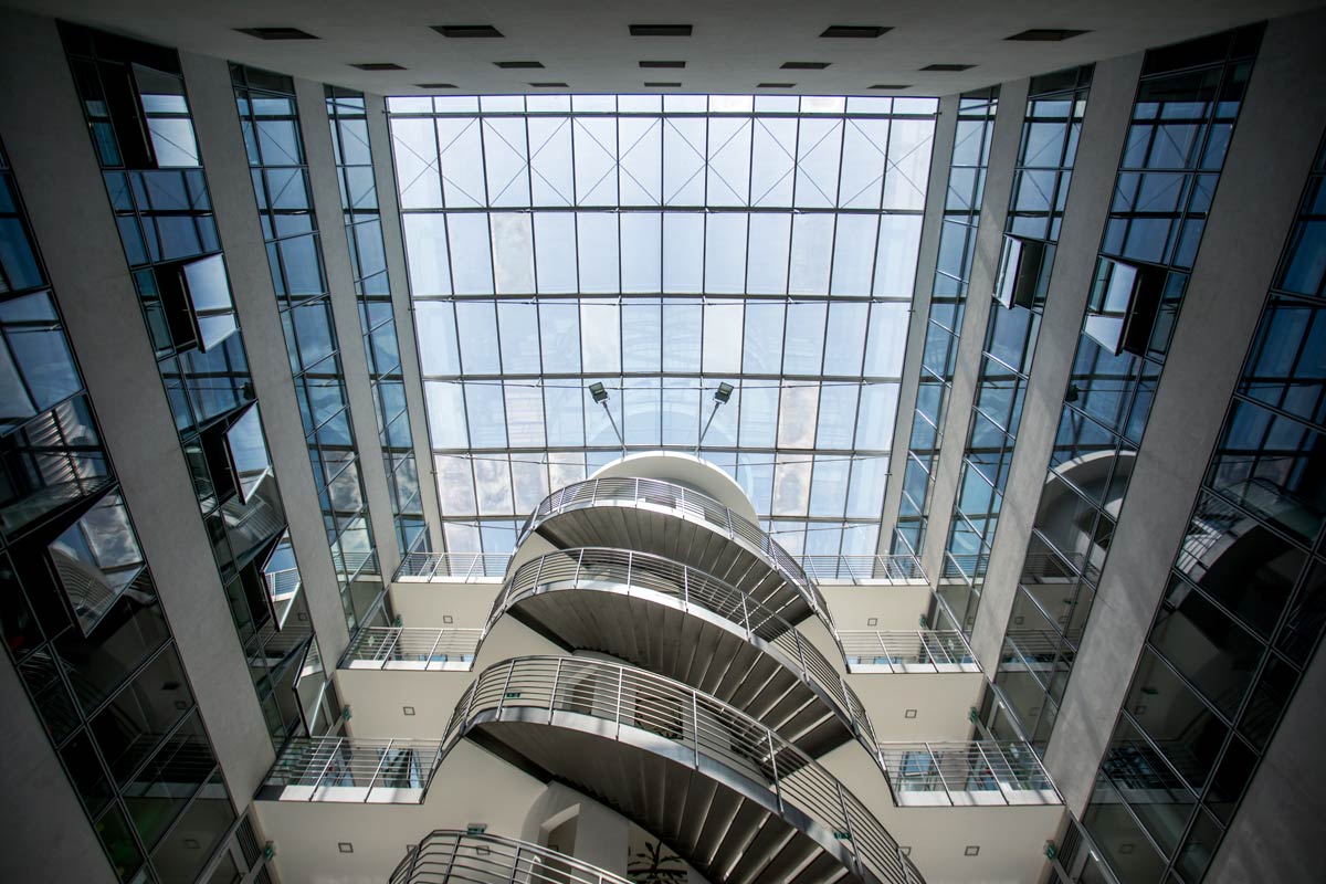 Atrium Belgrade Offices Atrium