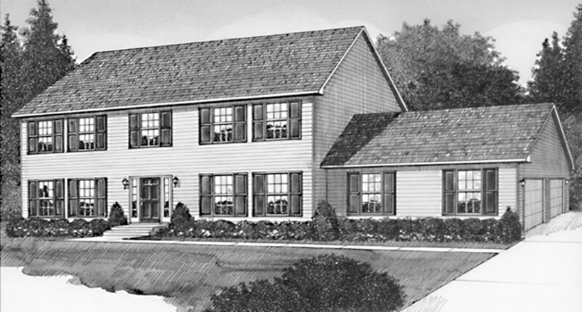 Two Story Colonial Modular Homes New Jersey 2000 2500 SQ FT