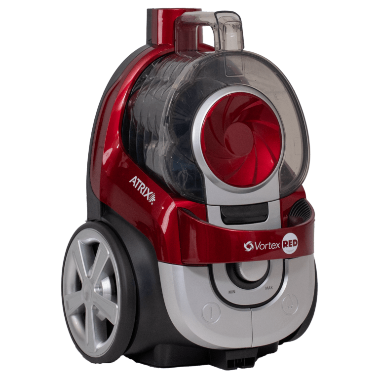 Vortex Red Bagless HEPA Canister Vacuum - Atrix