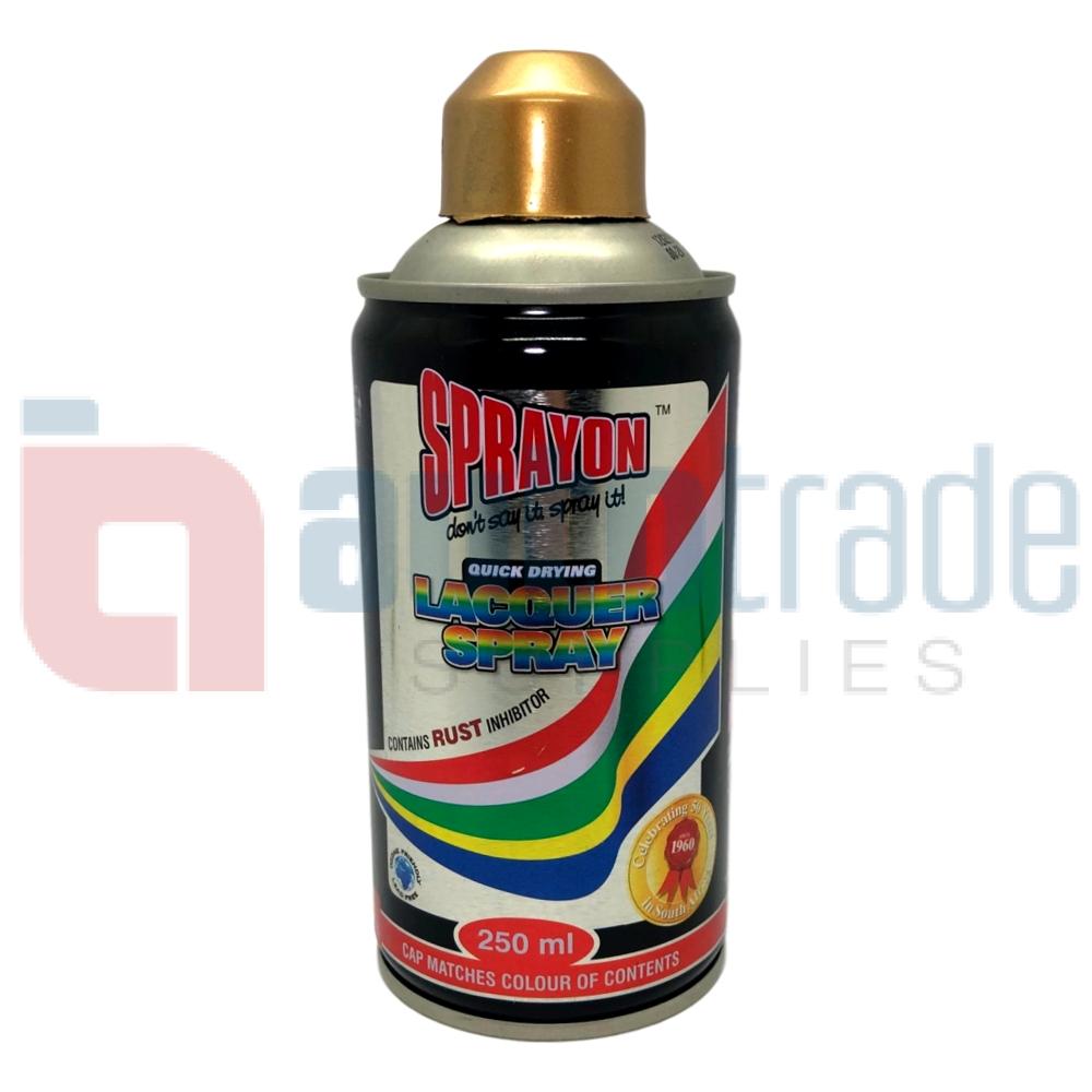 SPRAY PAINT SATIN GOLD Auto Trade Supplies