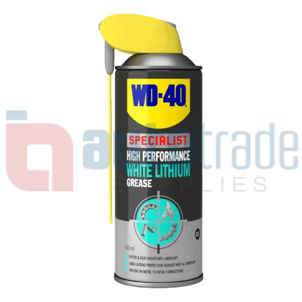 WD40 WHITE LITHIUM GREASE 400ML Auto Trade Supplies