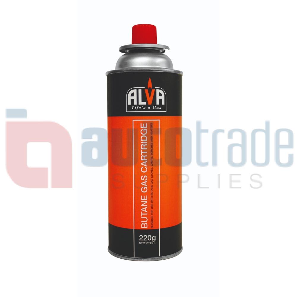 ALVA BUTANE CANISTER 220G Auto Trade Supplies