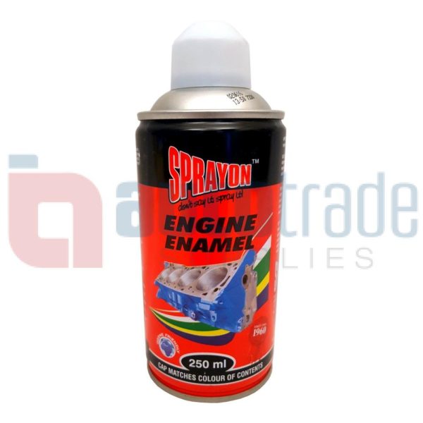 SPRAY PAINT ENGINE WHITE Auto Trade Supplies