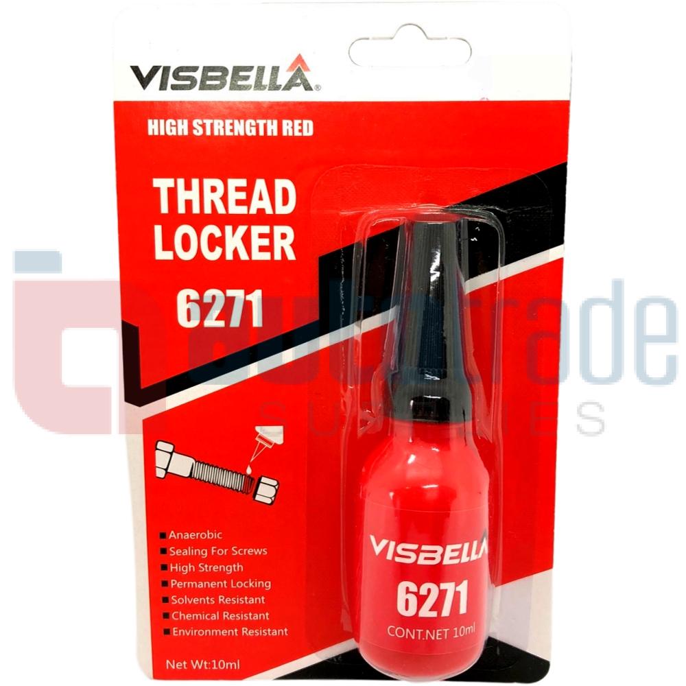 VISBELLA LOCK NUT RED 10ML Auto Trade Supplies