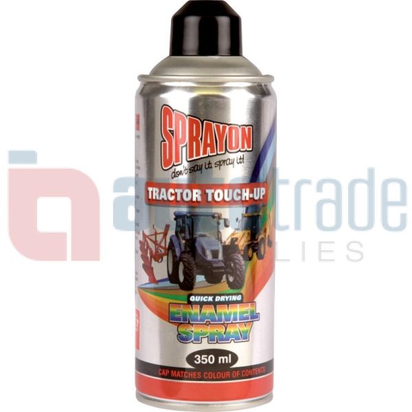 SPRAY PAINT TRACTOR BLACK Auto Trade Supplies