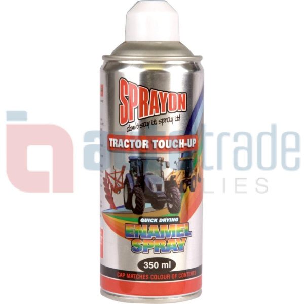 SPRAY PAINT TRACTOR WHITE Auto Trade Supplies