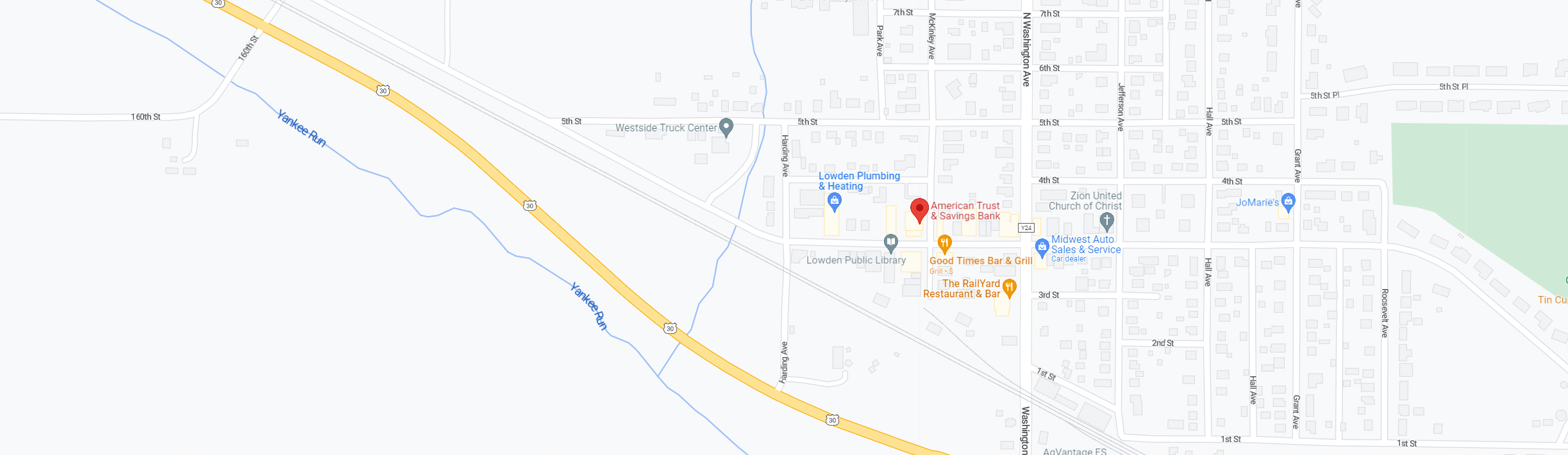 Location American Trust & Savings Bank