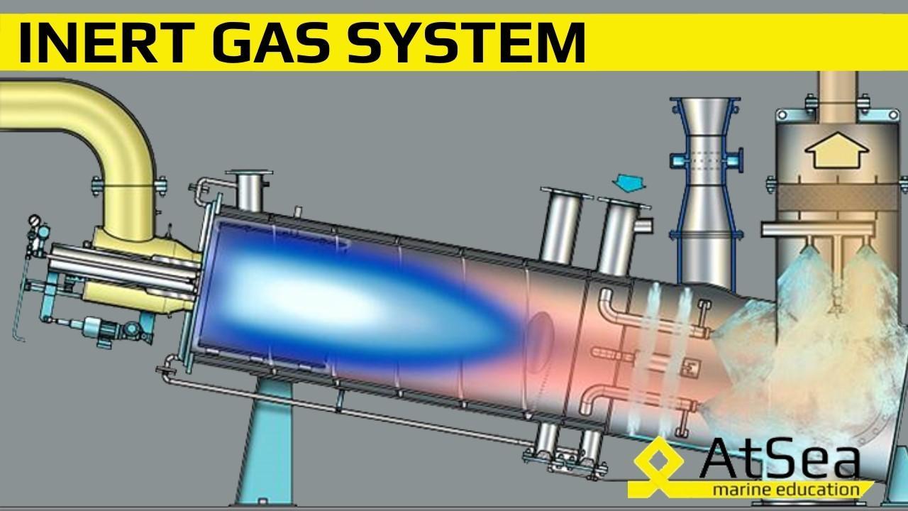 Inert gas system on board AtSea Marine Platform