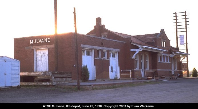 ATSF Mulvane, KS Depot