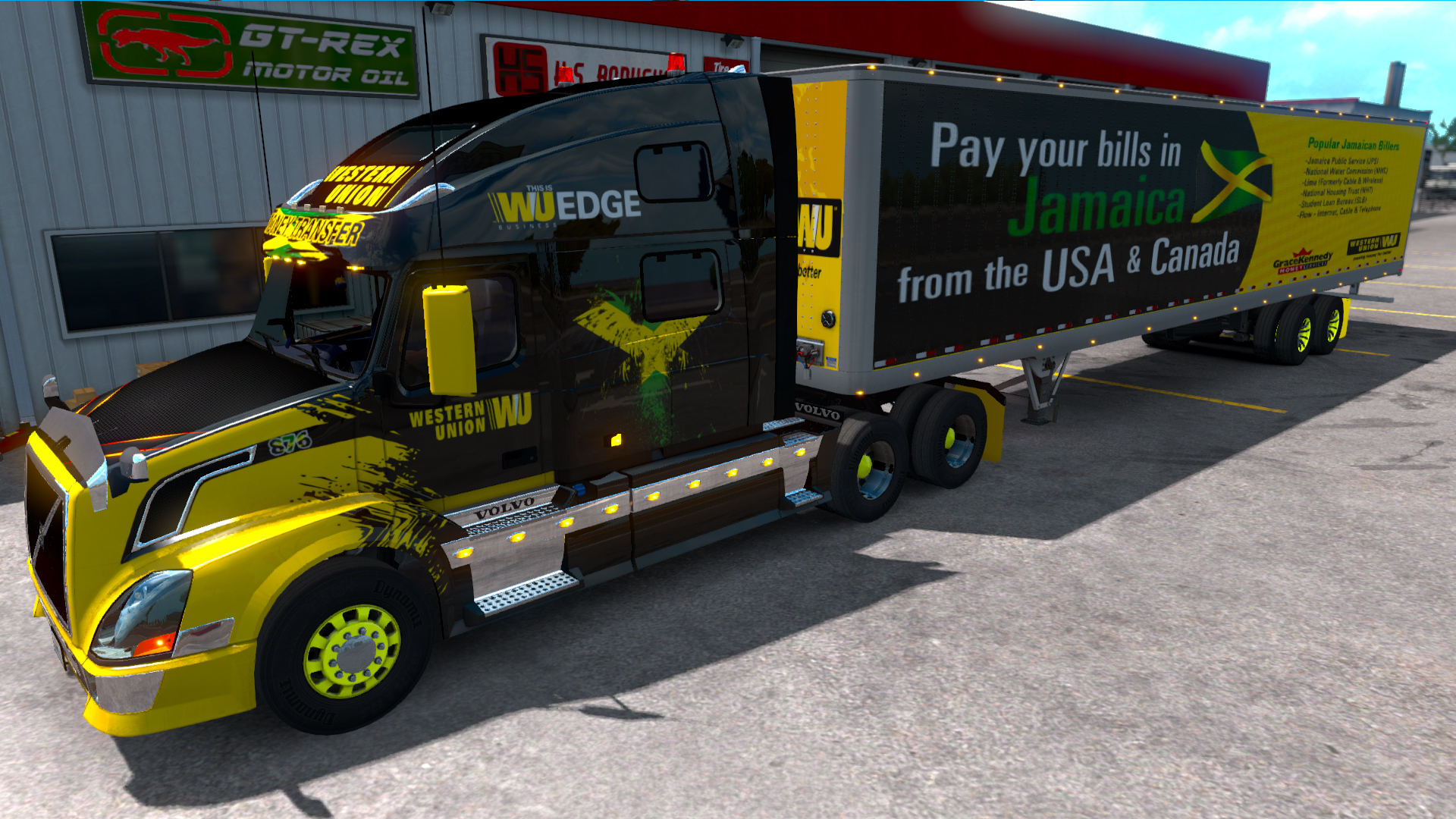 Western Union Skin Pack • ATS mods American truck simulator mods