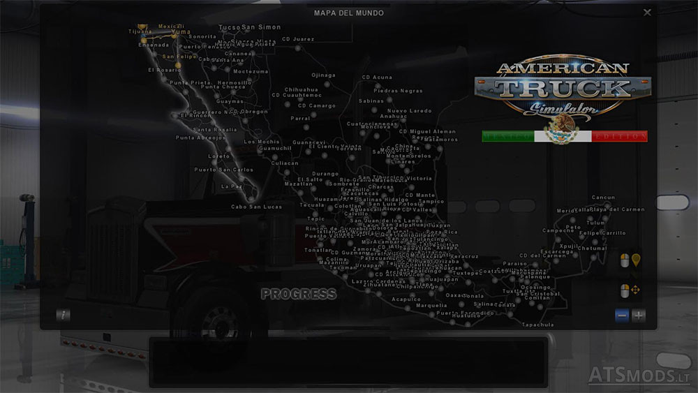 American Truck Simulator Viva Mexico Map Viva Mexico Map v.1.0 (Baja California Sur) Project American Truck