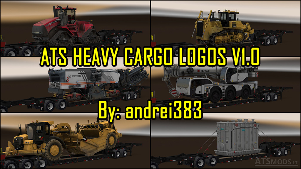 ATS Heavy Cargo Logos v 1.0 American Truck Simulator mods