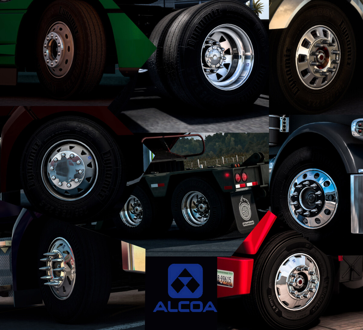 Alcoa Rims Pack American Truck Simulator mods