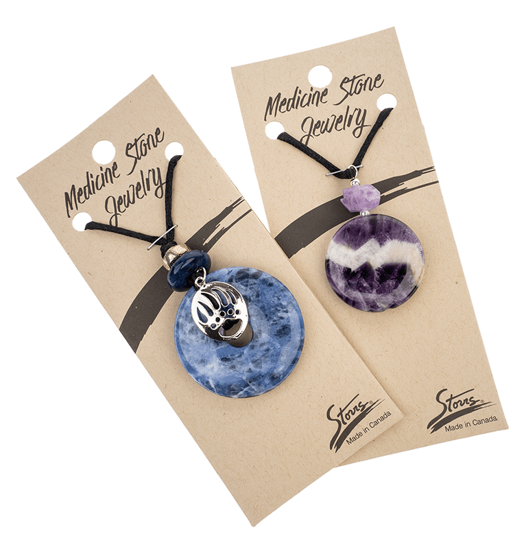 Semiprecious Natural Stone Necklaces Medicine Stone Jewelry