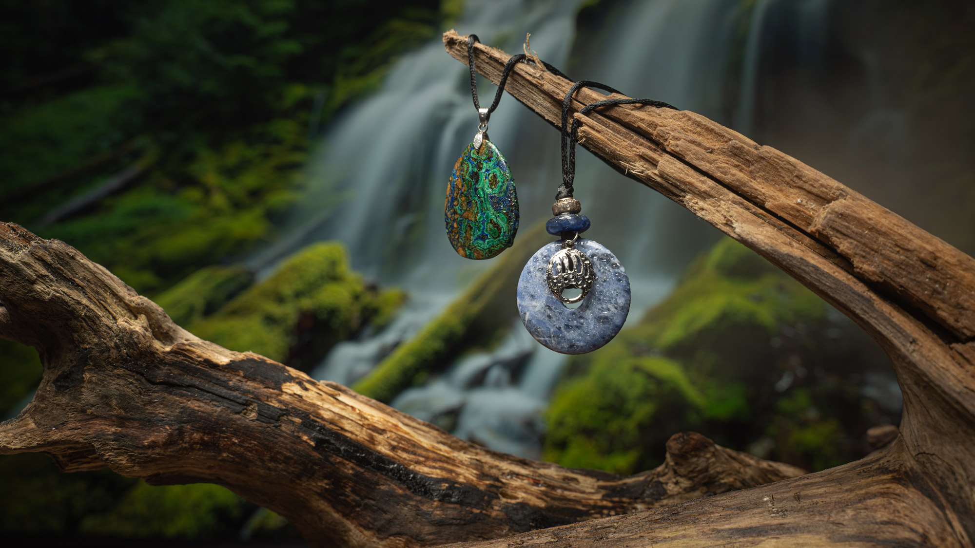 Semiprecious Natural Stone Necklaces Medicine Stone Jewelry