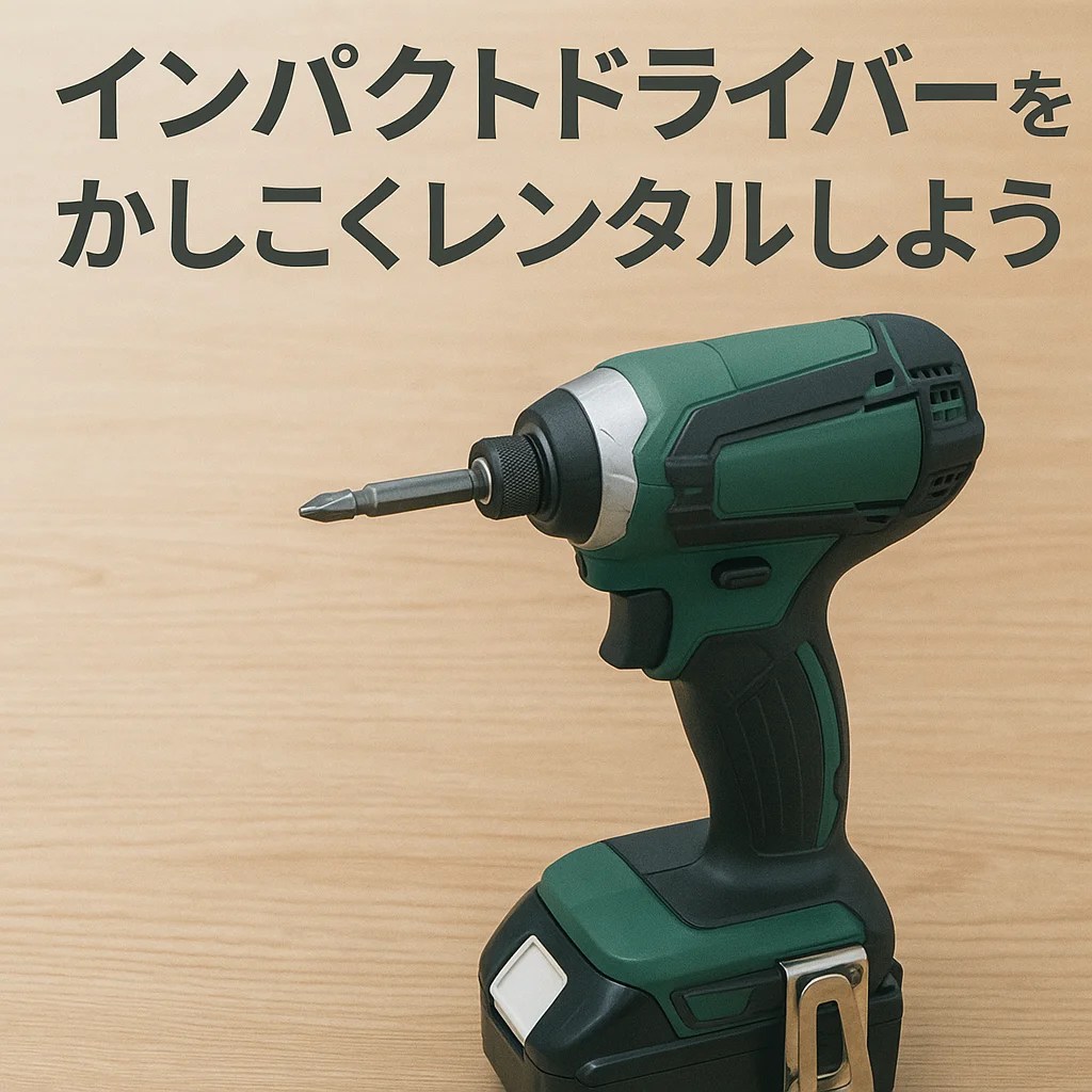 インパクトドライバーのレンタル完全ガイド工具レンタル ATSUMETECH