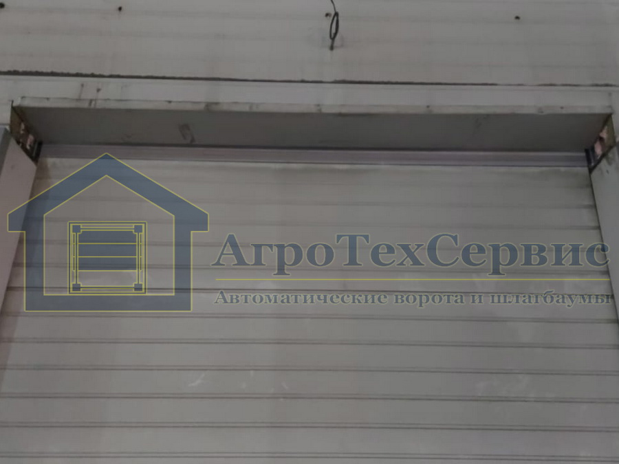 Ремонт секционных ворот в автосалоне Peugeot г. Тула АгроТехСервис