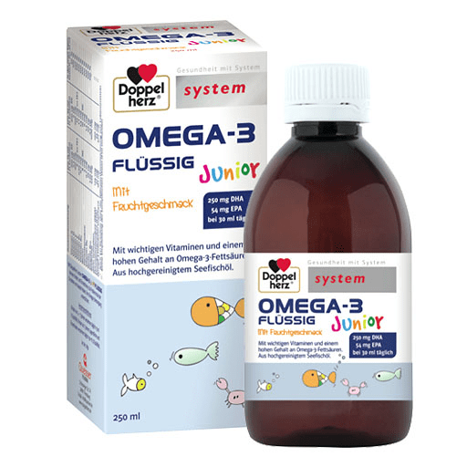Doppelherz Omega3 junior flüssig Nahrungsergänzung für Kinder