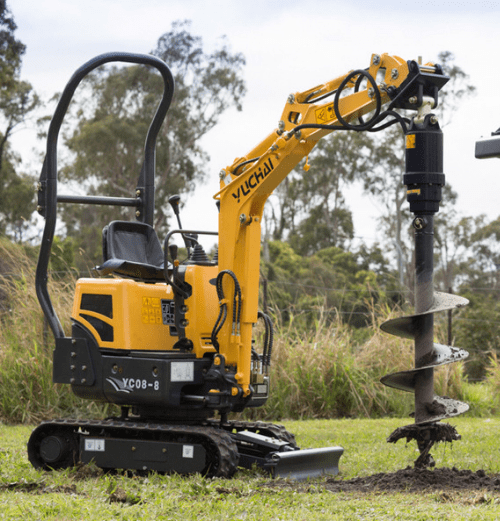 Mini Excavator Auger Package Suits Machines up to 6 tons!