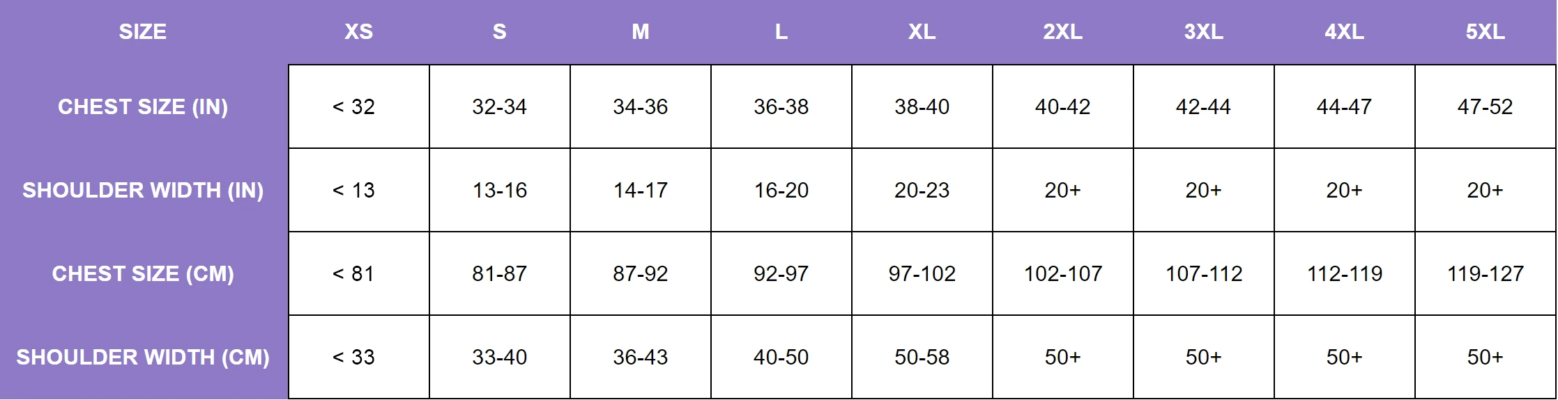 Where Can I Find Your Sizing Chart?