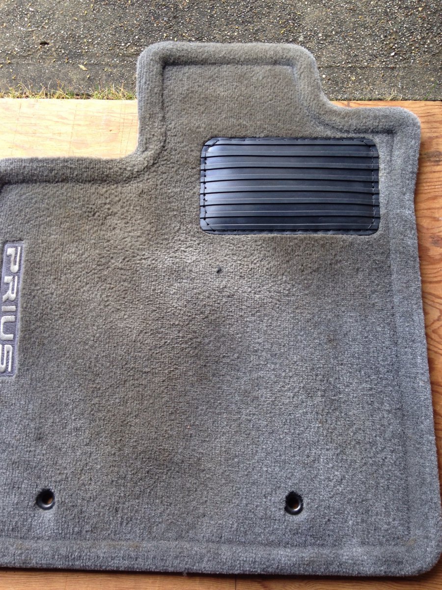 Carpet floor mat repair PriusChat