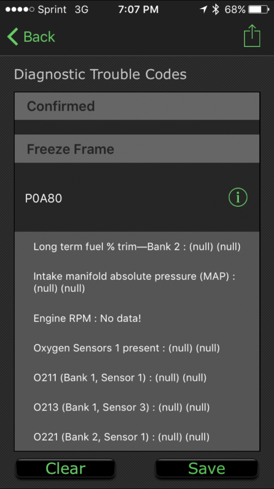 P010A and P0A80 Code same time on 05 Prius PriusChat