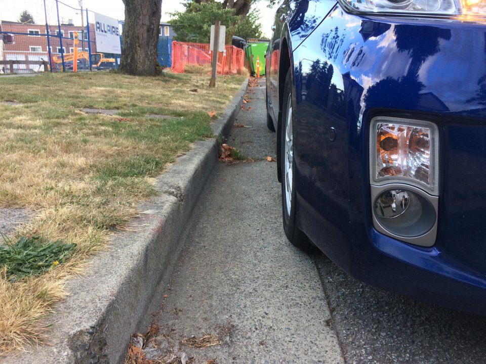 If You Are Parked Parallel To The Curb