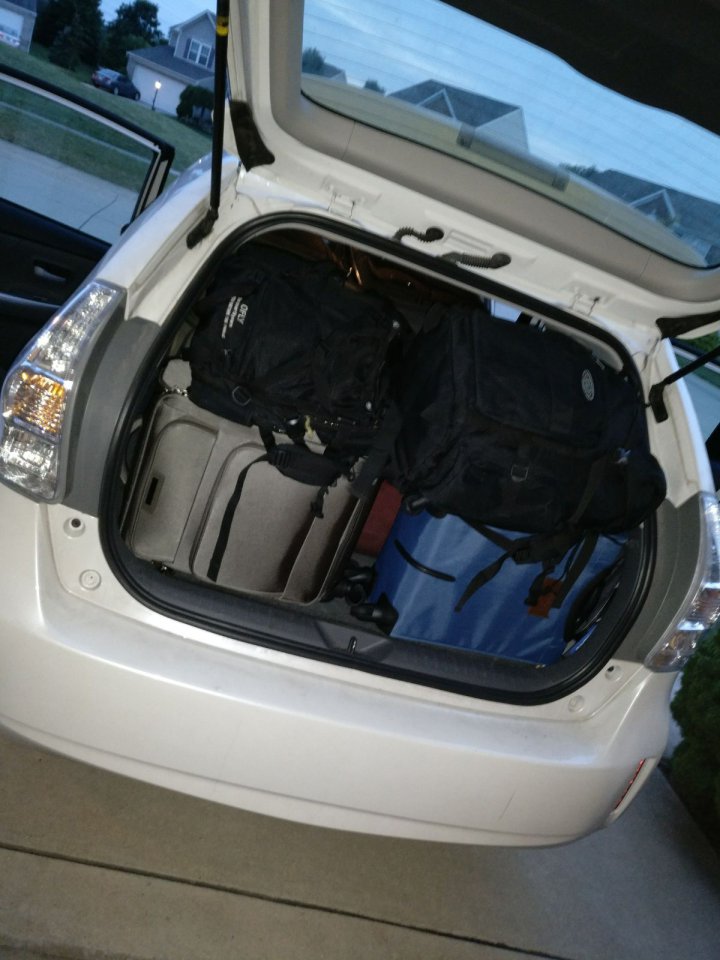 Prius V (Wagon) Fully Loaded Trunk / Cargo PriusChat
