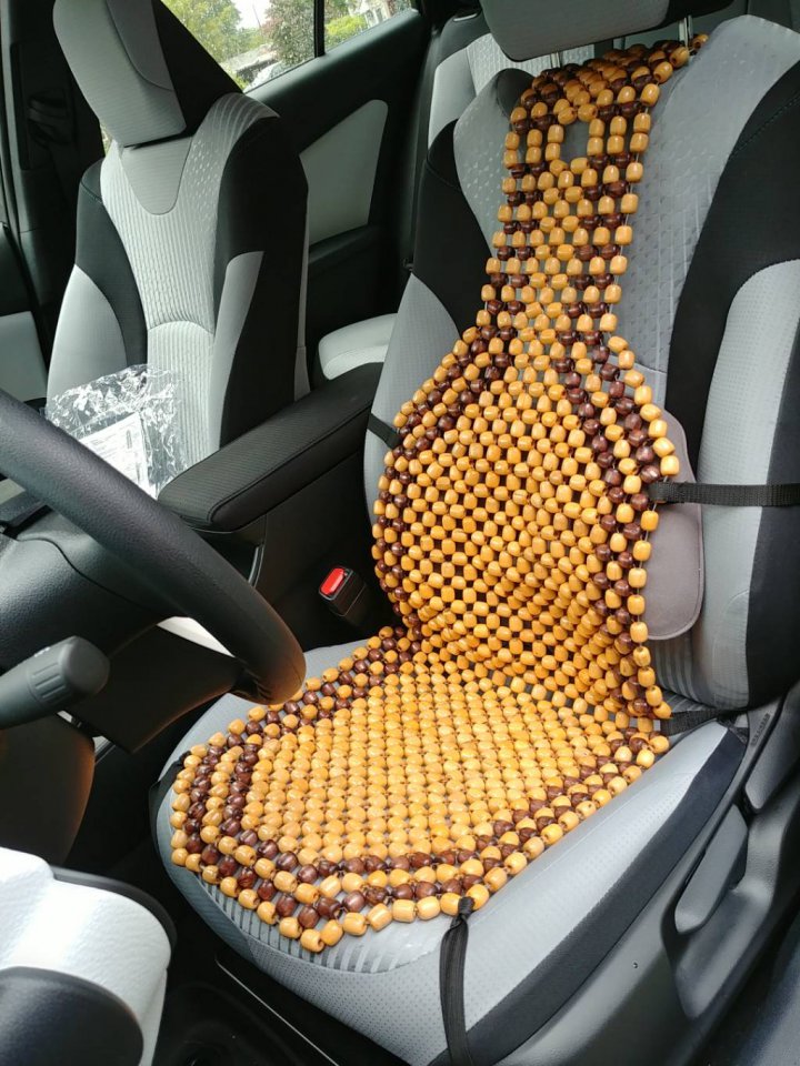 Beaded seat cover and lumbar support PriusChat
