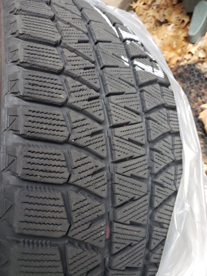 For Sale 4 Bridgestone Blizzak 21545/17 WS80 Snow Tires for SALE