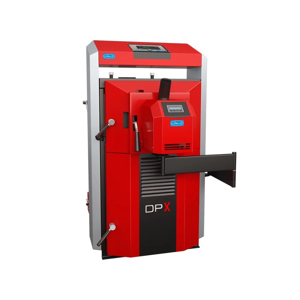 Combined boiler Boiler for wood and pellets