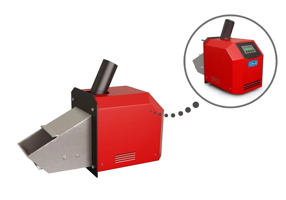 Pellet burner For boilers for pellets For pellet burning