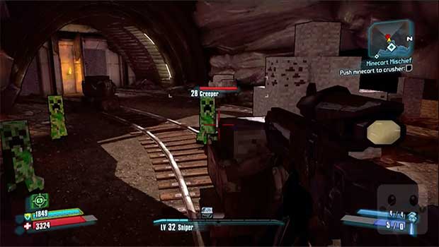 How to get the Minecraft Secret in Borderlands 2
