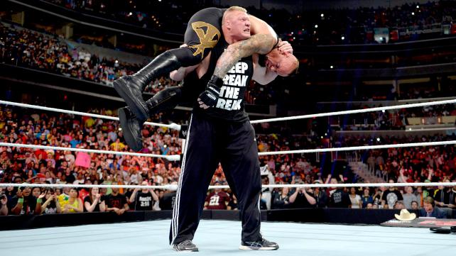 Brock Lesnar Has A New F5 Finisher In WWE 2K16 Attack of the Fanboy
