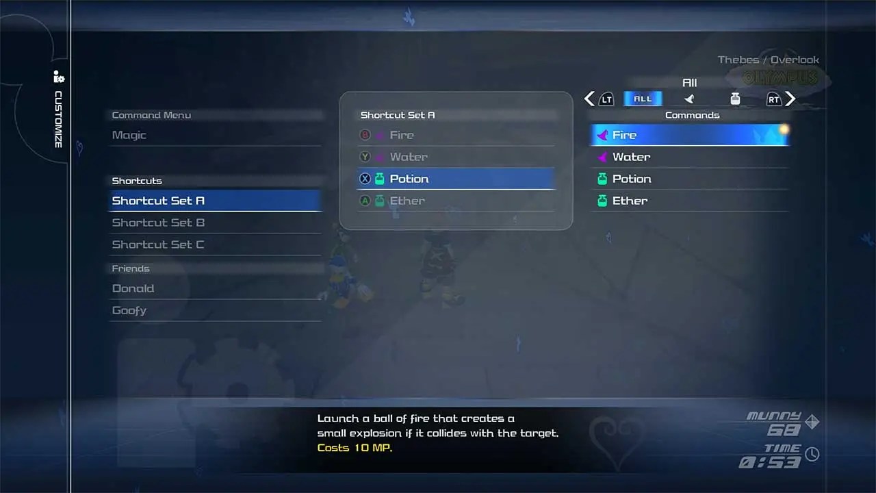 Kingdom Hearts 3 How to Use Shortcuts Attack of the Fanboy