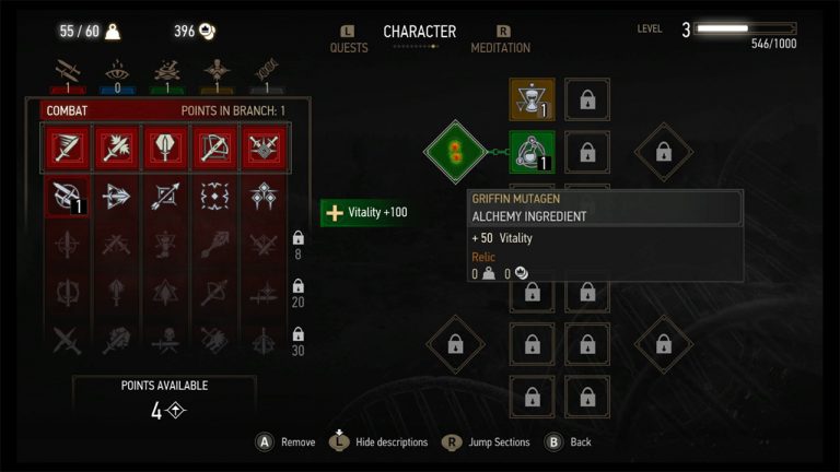 The Witcher 3 How to Get Ability Points Attack of the Fanboy