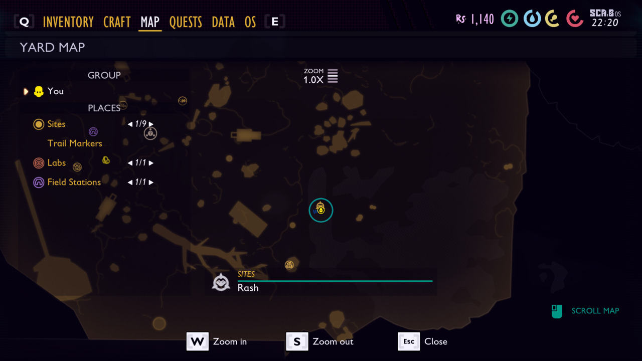 Grounded Toad Swamp Location Complete Marker at Toad Swamp Attack