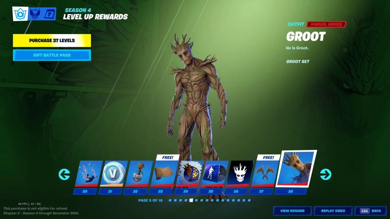 Fortnite Baby Groot Location How to Get Sapling Groot Attack of the