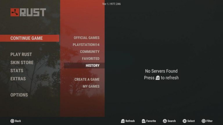Rust Console Edition How to Find a Server You've Played on Before Attack of the Fanboy